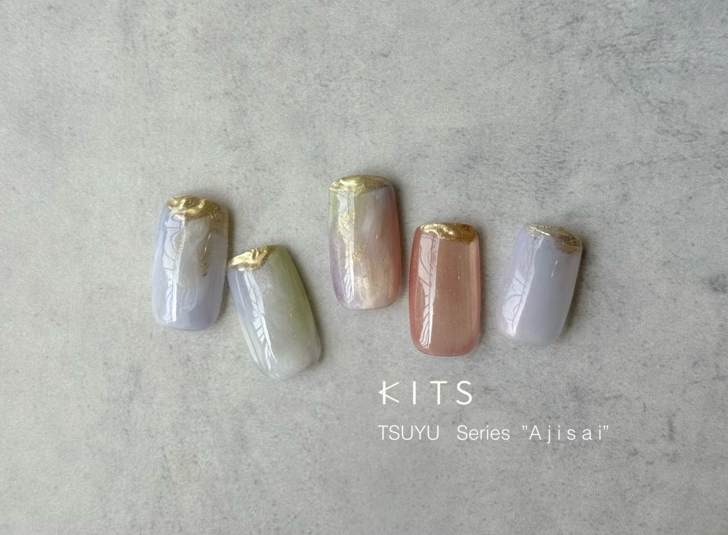 大人あじさいネイル♪ニュアンスネイル福岡