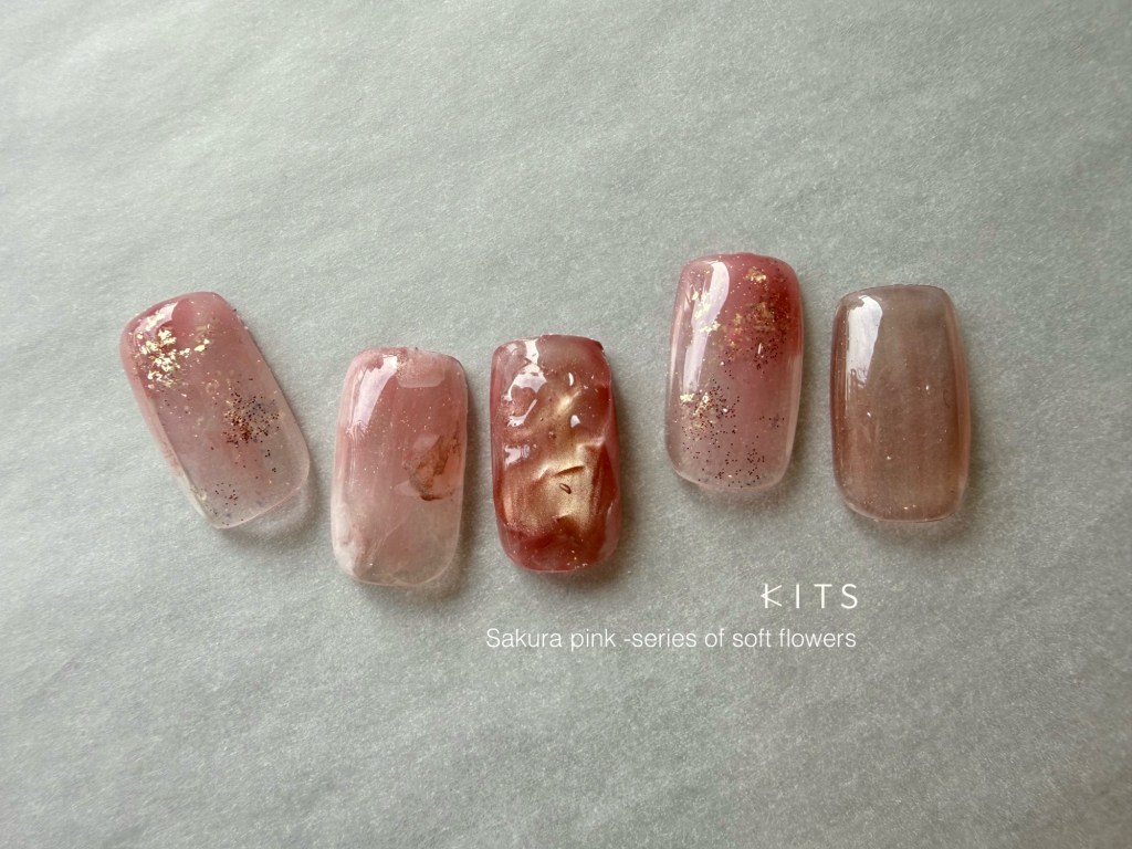 新作デザイン♪さくらピンクなニュアンスネイル/薬院