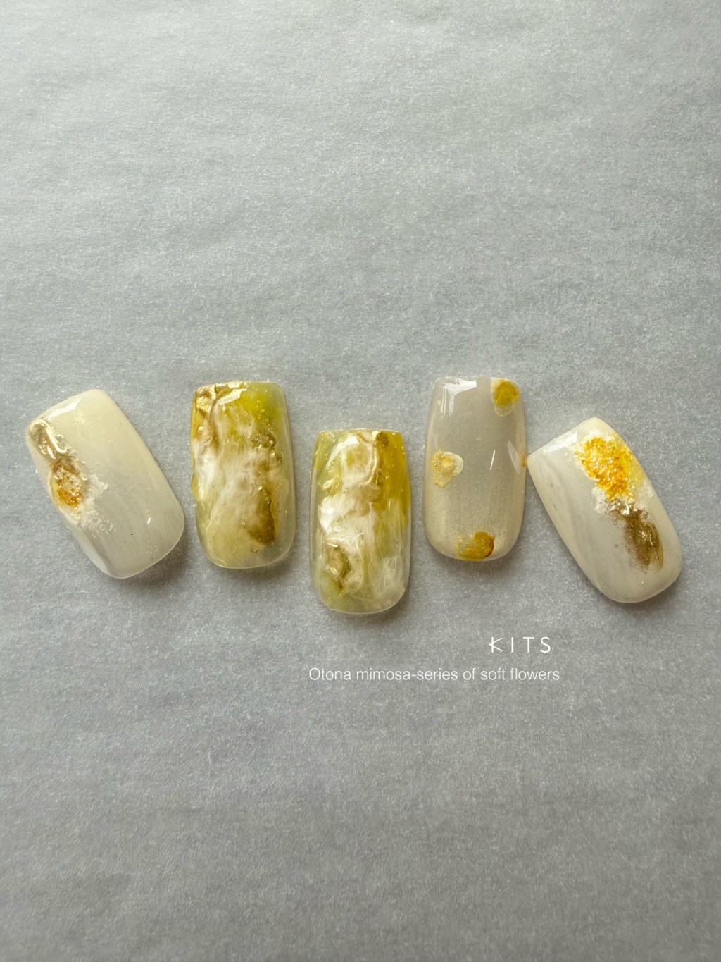 3月新作♪ミモザネイル/ニュアンスネイル福岡薬院